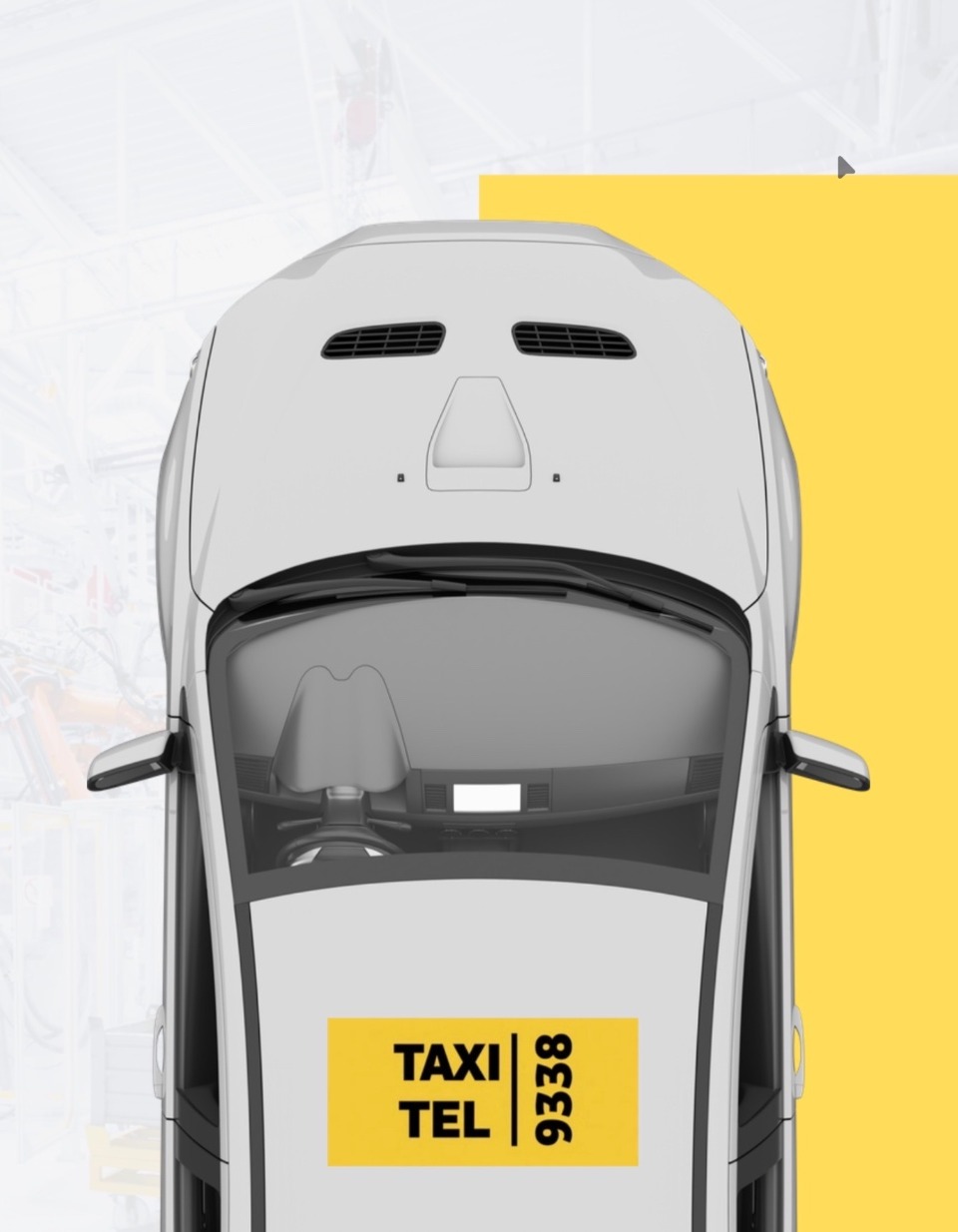 TaxiTel branded vehicle for organizations and companies
